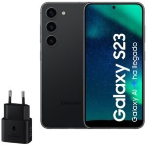 Samsung Galaxy S23 128GB Negro Libre + Cargador 25W