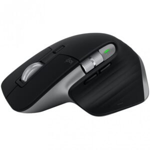 Logitech MX Master 3S para Mac, Apple, iPad, Funciona sobre cristal con Clics Silencioso, USB-C Negro