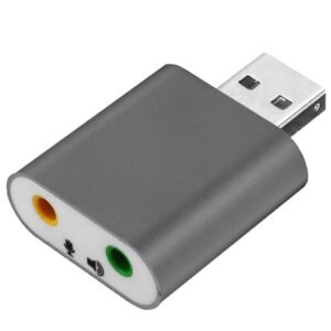 OcioDual Tarjeta de Sonido Externa USB 2.0 2xJack 3.5mm