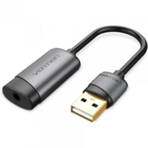 Vention Tarjeta de Sonido USB Macho a Jack 3.5 Hembra
