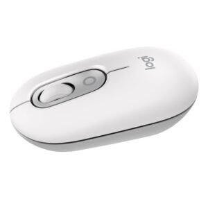Logitech Pop Mouse Ratón Inalámbrico Compacto con Función de Emojis Personalizables Blanco