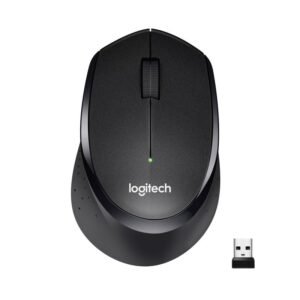 Logitech M330 Silent Plus Ratón Inalámbrico Negro 1000DPI