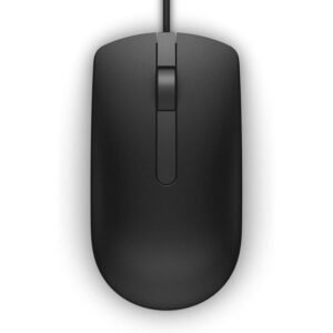 Dell MS116 Ratón Óptico Ambidiestro 1000DPI Negro