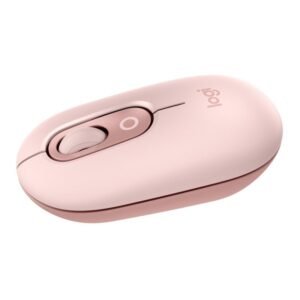 Logitech Pop Mouse Ratón Inalámbrico Compacto con Función de Emojis Personalizables Rosa