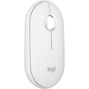 Logitech Pebble Mouse 2 M350s Ratón Inalámbrico Blanco 4000 DPI