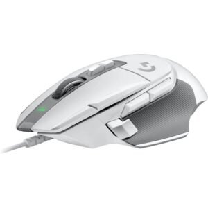 Logitech G G502 X Ratón Gaming Blanco 25600 DPI